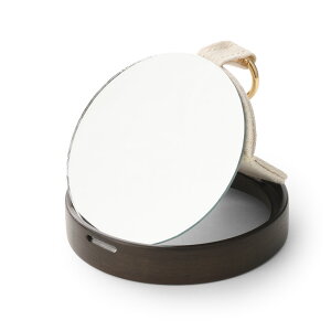 �y�N�[�|���Ώ� 12/26 10:59�܂Łz [���K�㗝�X] Gudee �O�f�B �R���p�N�g�~���[ ���E���h �ؐ� �| �o���u�[ �z �� ���E���h�^ �X�^���h�~���[ JULI Bamboo Compact Mirror GudeeLife