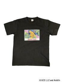 【『ジュラシック・パーク』 Tシャツ(トロピカル)】 オリジナルデザイン 普段使い 適度な厚みの生地 シンプル