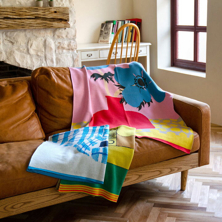 楽天市場】日本製 ブランケット ひざ掛け Blanket アートブランケット 日本統一ブランケット