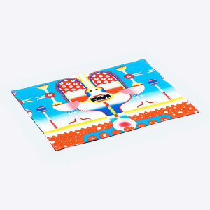 日本製 リネンランチョンマット ランチョン マット 洗える Linen Birds and Trees|Aタイプ|アーティスト 前田裕|国産リネンキャンバス 近江麻 Linen FAVORRIC フェイバリック おしゃれ リネン キ