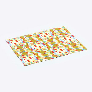 日本製 リネンランチョンマット ランチョン マット 洗える Linen Humans|Aタイプ|アーティスト 前田裕|国産リネンキャンバス 近江麻 Linen FAVORRIC フェイバリック おしゃれ リネン キッチン