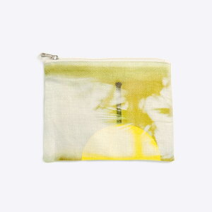 日本製 ポーチ 小物入れ フラットポーチ 月光|アーティスト SAYO|国産リネンキャンバス 近江麻 Linen FAVORRIC フェイバリック コスメポーチ カード入れ 小さめ おしゃれ トラベルポーチ フラ