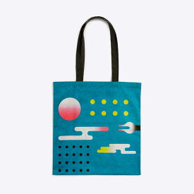 日本製 フラットサブバッグ トートバッグ エコバッグ a4 布 綿100% tote bag Untitled｜アーティスト　前田裕｜オックスコットン 綿 コットン FAVORRIC フェイバリック 折りたたみ ポケット付き おしゃれ 肩掛け A4トート