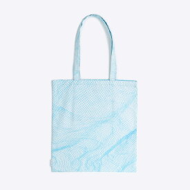 日本製 トートバッグ エコバッグ a4 布 綿100% tote bag フラットサブバッグ | blue net｜アーティスト　金本凜太朗｜オックスコットン 綿 コットン FAVORRIC フェイバリック 折りたたみ ポケット付き おしゃれ 肩掛