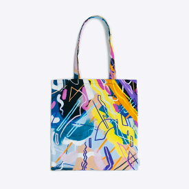 日本製 トートバッグ エコバッグ a4 布 綿100% tote bag フラットサブバッグ | Pile 8｜アーティスト　オタニじゅん｜オックスコットン 綿 コットン FAVORRIC フェイバリック 折りたたみ ポケット付き おしゃれ 肩掛け