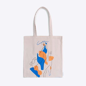 日本製 トートバッグ エコバッグ a4 布 綿100% tote bag フラットサブバッグ | Meet at the usual time. いつもの時間の待ち合わせ。｜アーティスト　オタニじゅん｜オックスコットン 綿 コットン FAVORRIC