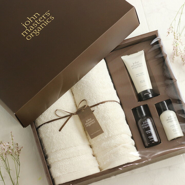 楽天市場 John Masters Organics ジョンマスターオーガニック ギフトセット Js2675 シャンプー コンディショナー ヘアケア タオル ギフト おしゃれ ブランド 内祝い 人気 Favras ファブラス 雑貨 ギフト