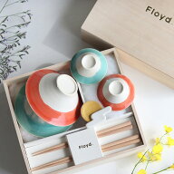 Floyd 富士箱 FUJI BAKO CHOCO SET FG01-00101(富士山 茶碗 男性用 女性 夫婦茶碗 めおと茶碗 波佐見焼 …
