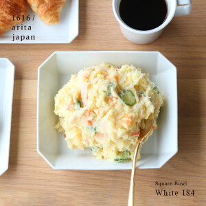 1616/arita japan TY Square Bowl White 184(T_{E k [M  ϕ aH  {  M  H Lc  zCg XNGA{E H A^Wp)