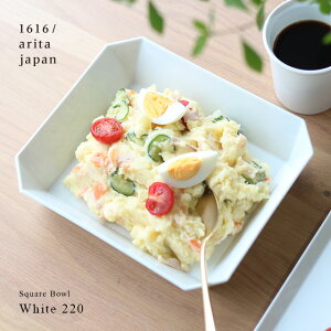 9/11őP10{1616/arita japan TY Square Bowl White 220(T_{E k [M  ϕ aH 唫 {  M  H Lc  zCg XNGA{E H A^Wp)