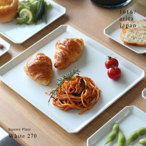 1616/arita japan TY Square Plate White 270(M M v[g   p zCg pM lp H Lc lC uh j Mtg 27cm A^Wp TYXNGAv[g )