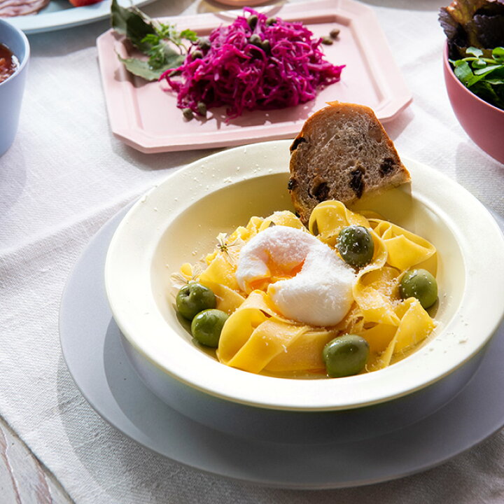 斉山窯カレー・パスタサラダ｜皿