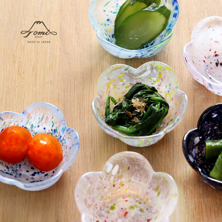 楽天市場】TOMICRAFT 江戸硝子 うきよ 花小付け(花 小鉢 おしゃれ 和 