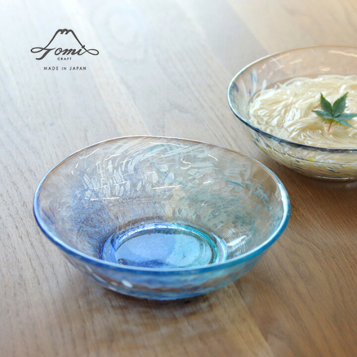 楽天市場】TOMICRAFT 江戸硝子 そうめん鉢(そうめん 鉢 ガラス 和食器 