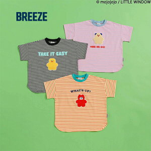 BREEZE mojojojo ���b�y��T�V���c J207436(T�V���c �L�b�Y �j�̎q ���̎q ���� ���킢�� �{�[�_�[ ������� �J�W���A�� �e�B�[�V���c �q�ǂ� ��100 �q�� �g�b�v�X �� �q���� 90cm 100cm 110cm �傫�� ������
