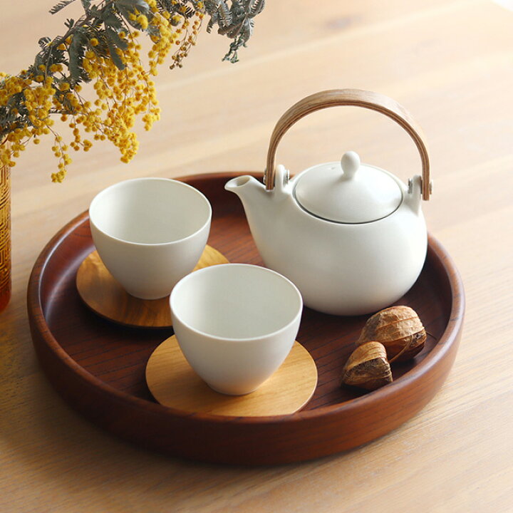 楽天市場】SALIU YUI 結 土瓶急須＆湯呑み＆山桜 茶敷セット(急須  