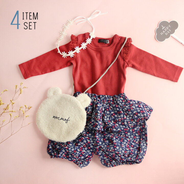 楽天市場 Coto Cotte ボディスーツ ブルマ Lien De Famille ヘアバンド Mocmof ポシェットセット 出産祝い コーデセット 女の子 服 ベビー服 おしゃれ 70 女 ロンパース コトコト Favras ファブラス 雑貨 ギフト