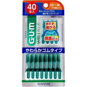 y܂ƂߔEP[XIzTX^[ ԃuV GUM KEEFvX Ȃ\tgsbN TCY SS`Miׂ^Cvj40{ 60Zbg SUNSTAR GUM DENTAL PICK