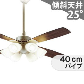 【全品3年保証】 シーリングファン シーリングファンライト DJE063 照明 ファン LED AC 天井照明 照明器具 吹き抜け／傾斜・勾配天井(ロフト付) 傾斜 天井 エアコン リモコン付き インテリア・家具・収納 ライト・照明器具 天井照明 モダン シルバー AC モーター