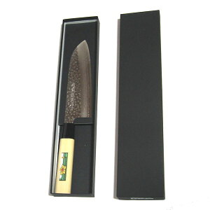 【送料無料】越前数馬作 VG7-33層鎚目ダマスカス 雪渓 三徳包丁165mm 水仙 陶板柄  620641 202202