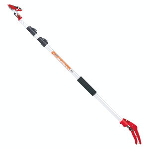 天寿刃物 伸縮式高枝切鋏 1.3〜2.5m 鋸刃付  201911