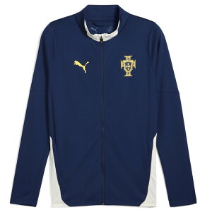 ポルトガル代表 2025 フルジップ トレーニングジャケット(ネイビー)【PUMA/プーマ】【サッカー トレーニングウェア】(779522-13)【店頭受取対応商品】