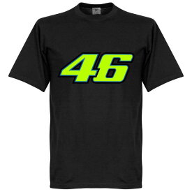 ○RE-TAKE(リテイク) バレンティーノ・ロッシ 46 Tシャツ(ブラック)【サッカー サポーター グッズ Tシャツ】【店頭受取対応商品】
