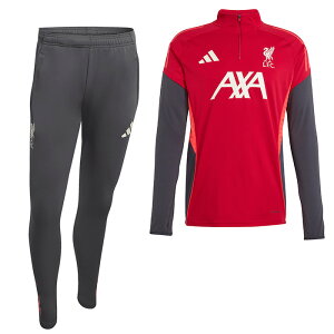 ���o�v�[�� 25-26 TIRO25 1/4 ZIP�g���[�j���O �g�b�v����&�p���c �㉺�Z�b�g(���b�h×�O���[)�yadidas/�A�f�B�_�X�z�y�T�b�J�[ �E�F�A �W���[�W�z(KB1473&KB1469)�y�X�����Ή����i�z