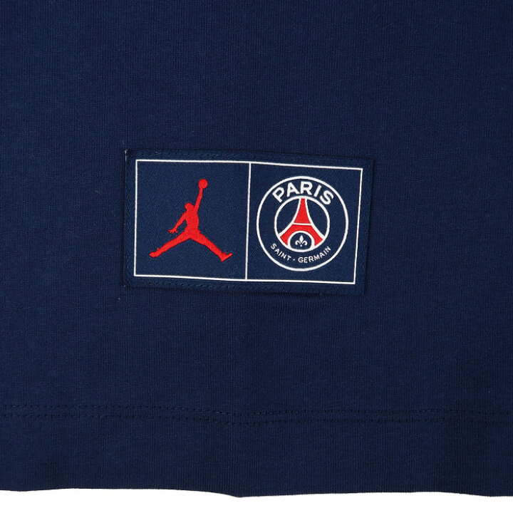 楽天市場 パリ サンジェルマン ジョーダン ワードマーク Tシャツ 半袖 ネイビー Jordan ジョーダン サッカー サポーター グッズ Tシャツ ナイキ Nike Db6510 410 店頭受取対応商品 サッカーショップ Fcfa