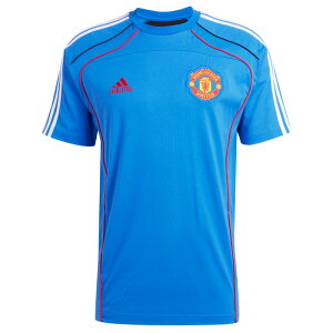 マンチェスターユナイテッド 24-25 URBAN PURIST Tシャツ半袖(ブルー)【adidas/アディダス】【サッカー サポーター ウェア】(JF0370)【店頭受取対応商品】