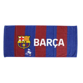 FCバルセロナ オフィシャル フェイスタオル(ストライプ)【サッカー サポーター グッズ タオル】(BCN33659)【店頭受取対応商品】