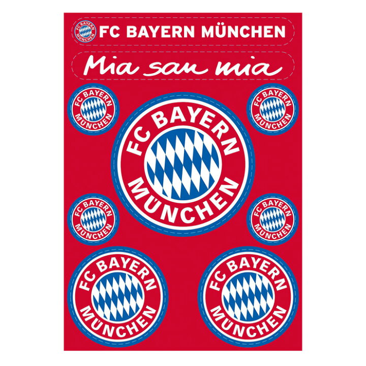 楽天市場 バイエルンミュンヘン オフィシャル ステッカーセット エンブレム サッカー サポーター グッズ 650 店頭受取対応商品 サッカーショップ Fcfa