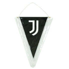ユベントス オフィシャル ペナント Triangle NC 25×35cm(ブラック) 【サッカー サポーター グッズ】(JU1205_2)【店頭受取対応商品】
