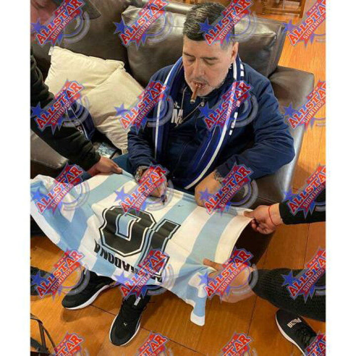 楽天市場 ディエゴ マラドーナ 直筆サイン入りユニフォーム アルゼンチン代表1986 フォト 額入り サイン日 年9月5日 All Star Signings 店頭受取対応商品 予約 ご注文後3週間 待ち サッカーショップ Fcfa