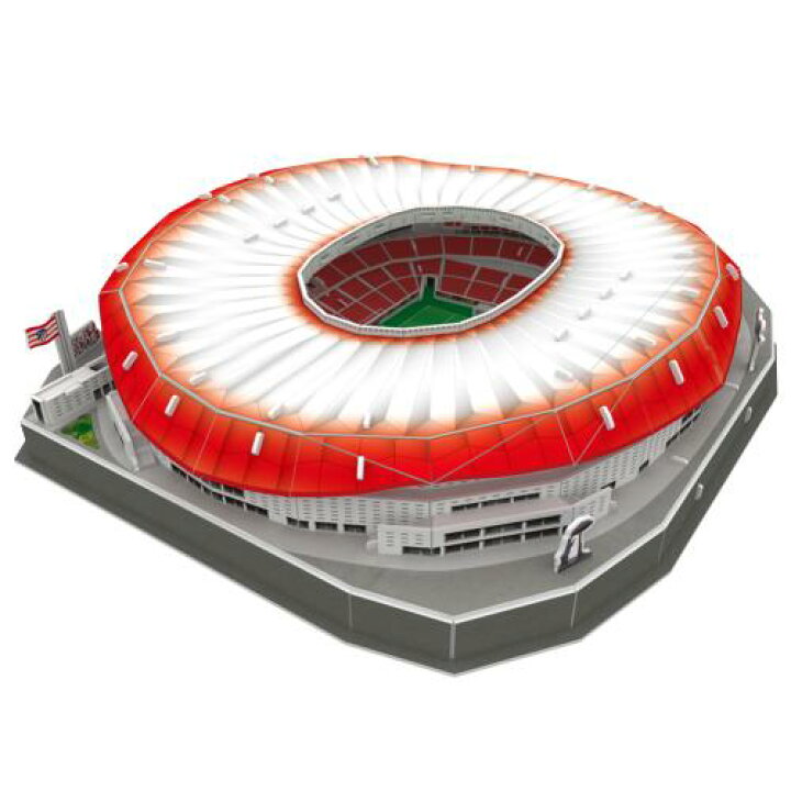 楽天市場 アトレチコマドリード オフィシャル スタジアム ワンダ メトロポリターノ 3d パズル Ledスタジアム電飾付き Nanostad ナノスタッド 店頭受取対応商品 サッカーショップ Fcfa