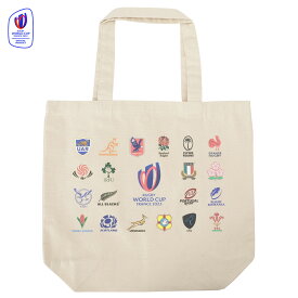 ★SALE★セール★ラグビーワールドカップ2023 フランス 20 UNIONS COLLECTION トートバッグ(ナチュラル)【RUGBY WORLDCUP FRANCE 2023】(RWC53219)【店頭受取対応商品】