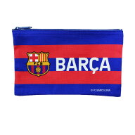 FCバルセロナ オフィシャル フラットポーチ (ブルー×レッド)【サッカー サポーター グッズ】(BCN88063)…