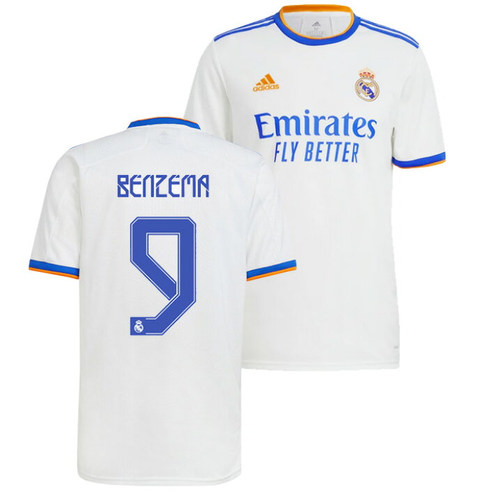 楽天市場 レアルマドリード 21 22 ホーム 半袖 ユニフォーム No 9 ベンゼマ Adidas アディダス サッカー ウエア レプリカ ユニフォーム Gq1359 9b Cup 店頭受取対応商品 サッカーショップ Fcfa