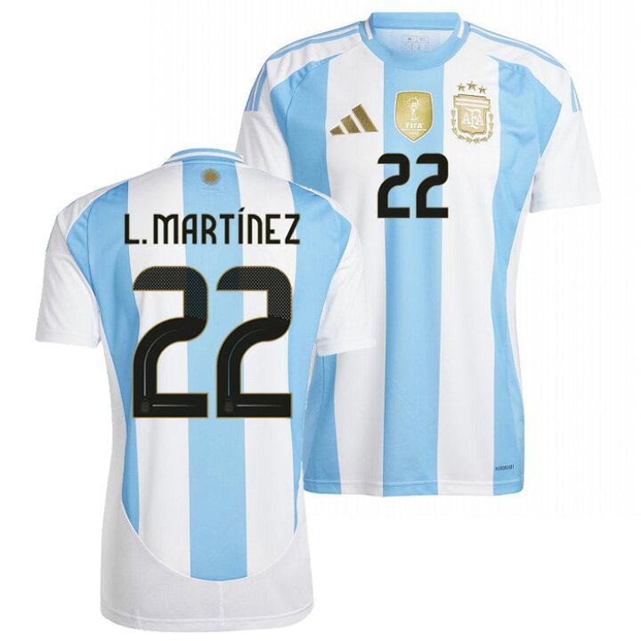 楽天市場】○アルゼンチン代表 2024 ホーム 半袖 ユニフォーム No.22 