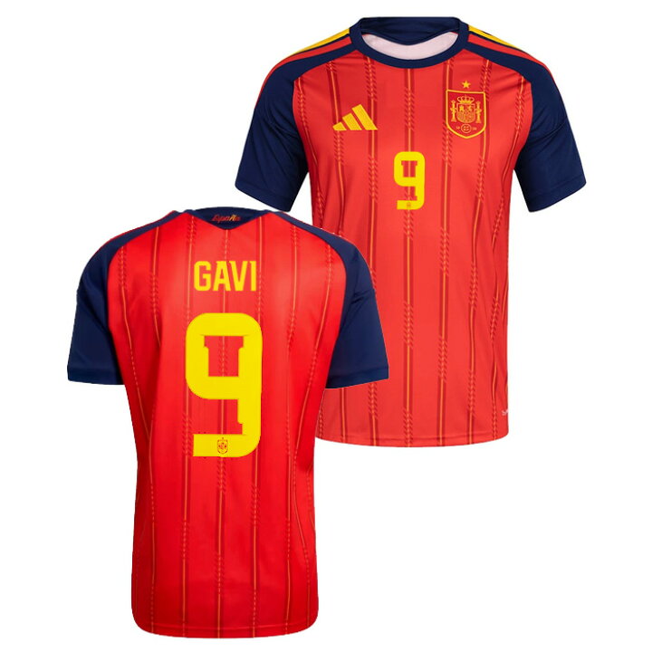 楽天市場】○スペイン代表 2026 ホーム 半袖 ユニフォーム No.9 ガビ 