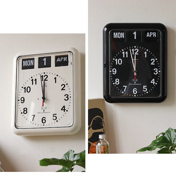 楽天市場】TWEMCO RADIO CONTROL CALENDAR CLOCK RC-12A【トゥエンコ 