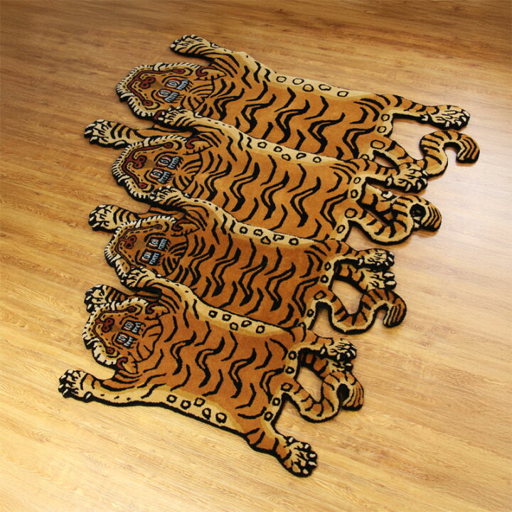 楽天市場】【ポイント10倍】Tibetan Tiger Rug チベタンタイガーラグ 