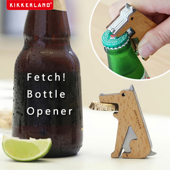 楽天市場】KIKKERLAND フェッチボトルオープナー【栓抜き キッチン 