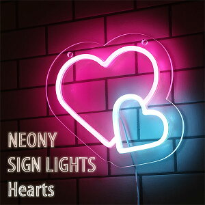 NEONY SIGN LIGHT HeartsyǊ|Cg lITC LEDlI TCCg CeACg JtF o[z