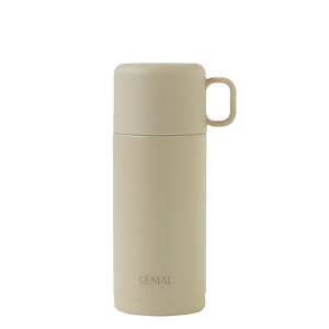 GENIAL アンティムボトル 200ml 【おしゃれ マイボトル ステンレスボトル カップ付き かわいい コンパクト】