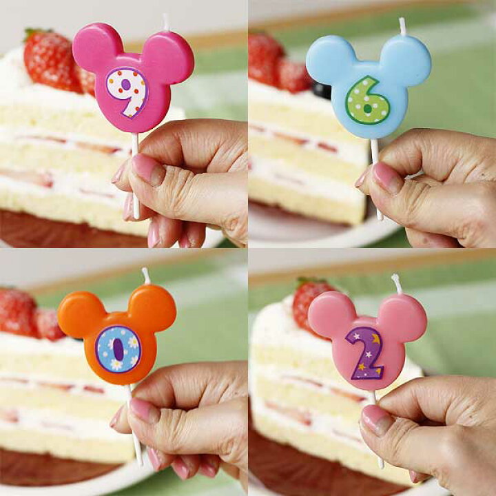 ディズニーキャラクターナンバーキャンドル ディズニーキャラクターナンバーキャンドル