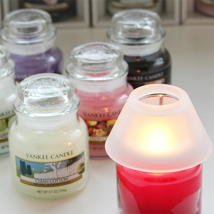 セール 送料無料 フレグランス アロマキャンドル ヤンキーキャンドル YANKEE CANDLE ジャーMシェードセット クラック インテリア