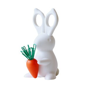 QUALY Desk Bunny Scissors & Clip Holdery͂ [Nbv   }OlbgNbv ɂ񂶂 oj[z