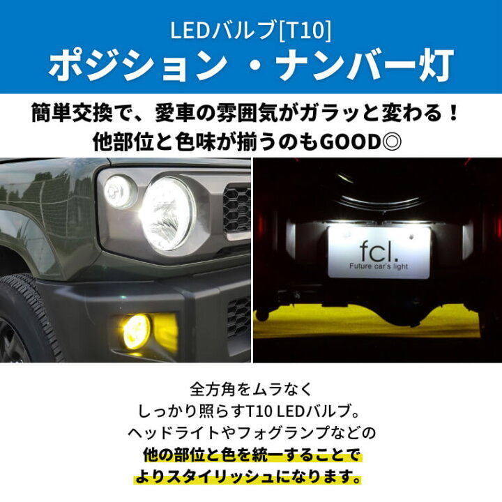 楽天市場 10 オフクーポンあり ジムニー Led H4 T10 ポジション ナンバー灯 ルームランプ ホワイト 電球色 ハロゲン色 専用設計 取り付け工具 Ledルームランプ 室内灯 ルームランプセット 車検対応 1年保証 セット Fcl エフシーエル エフシーエル Hid Ledの専門店