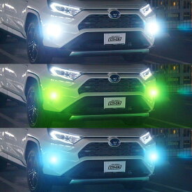 【26日1時59分まで17,900円→14,320円】 fcl LEDフォグランプ 色切り替え 車検対応 LED フォグランプ H11 フォグ H16 HB4 PSX26W H8 3色 後付け 汎用 イエロー ライムイエロー ホワイト フロスティブルー 12V デリカd5 ハイエース アルファード 30系 プリウス